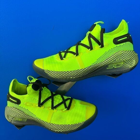 Under Armour Curry 6 GS Youth Size 6.5 Y Shoes Coy Fish 3020415-302 2019 - Picture 2 of 6